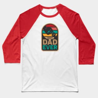 Best Dad Ever Fist Bump Baseball T-Shirt